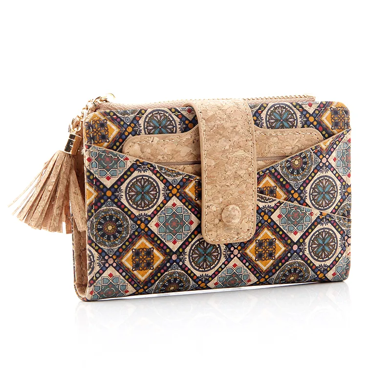 Fashion Slim Portable Cork Wallet